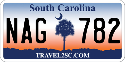 SC license plate NAG782