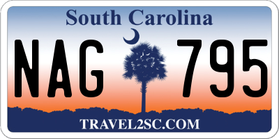 SC license plate NAG795