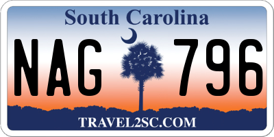 SC license plate NAG796