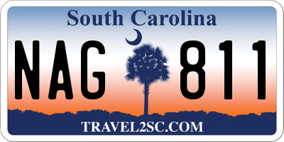 SC license plate NAG811