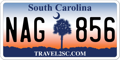 SC license plate NAG856