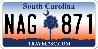 SC license plate NAG871