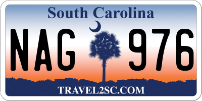 SC license plate NAG976
