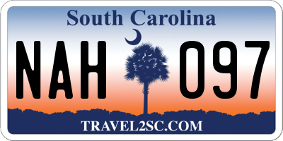 SC license plate NAH097