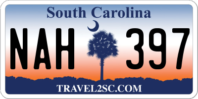 SC license plate NAH397