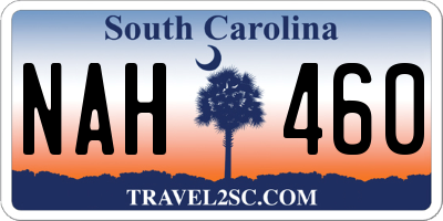 SC license plate NAH460