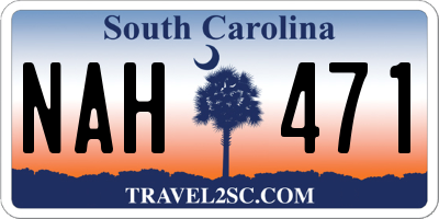 SC license plate NAH471