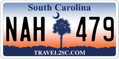 SC license plate NAH479