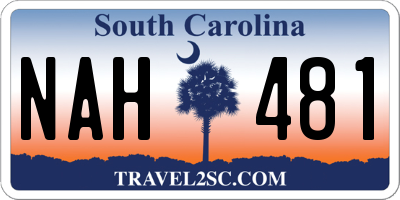SC license plate NAH481