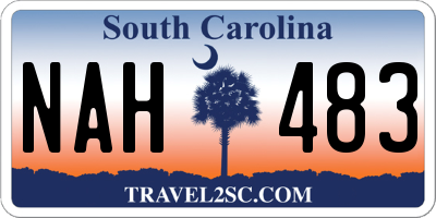 SC license plate NAH483