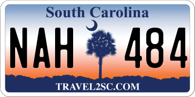 SC license plate NAH484