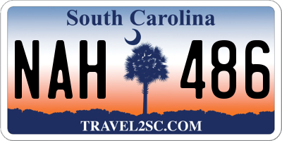 SC license plate NAH486
