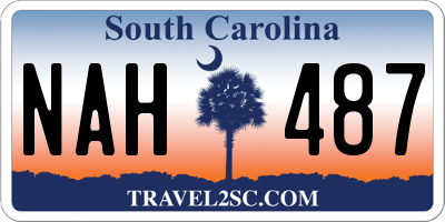 SC license plate NAH487