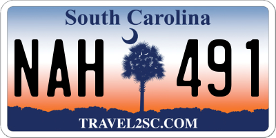 SC license plate NAH491