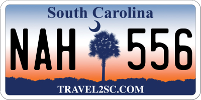 SC license plate NAH556