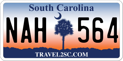 SC license plate NAH564