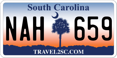 SC license plate NAH659
