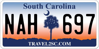 SC license plate NAH697