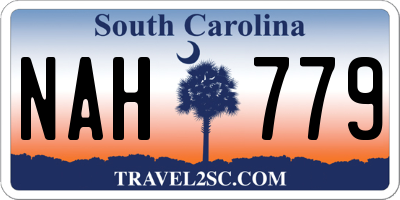 SC license plate NAH779