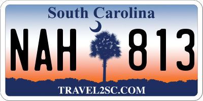 SC license plate NAH813