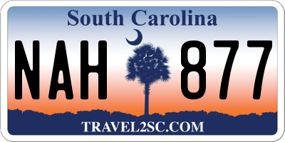 SC license plate NAH877
