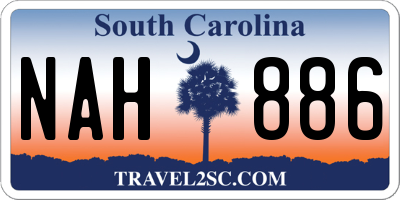 SC license plate NAH886