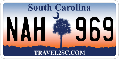 SC license plate NAH969