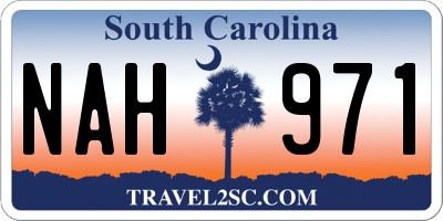 SC license plate NAH971