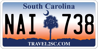 SC license plate NAI738