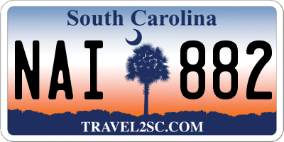 SC license plate NAI882