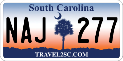 SC license plate NAJ277