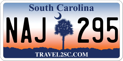 SC license plate NAJ295
