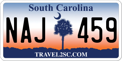 SC license plate NAJ459