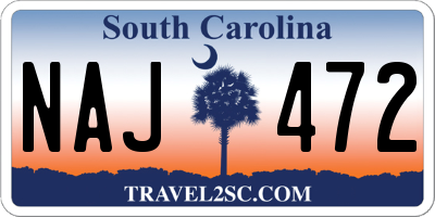 SC license plate NAJ472
