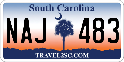 SC license plate NAJ483