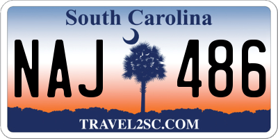 SC license plate NAJ486