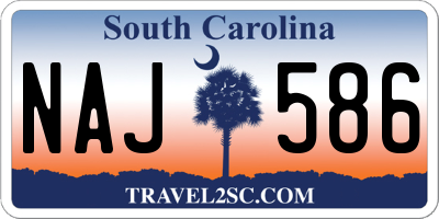 SC license plate NAJ586