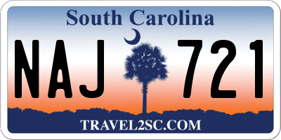 SC license plate NAJ721