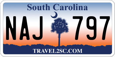SC license plate NAJ797