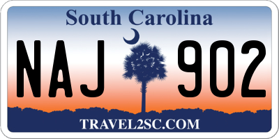SC license plate NAJ902