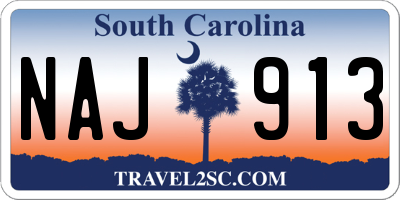 SC license plate NAJ913