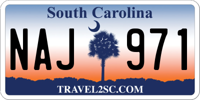 SC license plate NAJ971