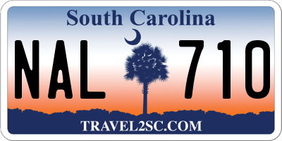 SC license plate NAL710