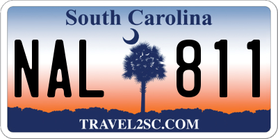 SC license plate NAL811