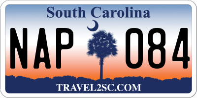 SC license plate NAP084