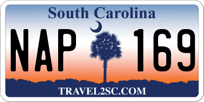 SC license plate NAP169