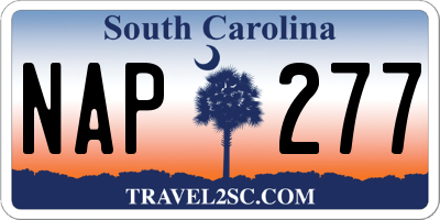 SC license plate NAP277