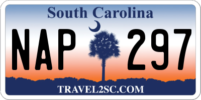 SC license plate NAP297