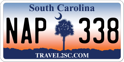 SC license plate NAP338