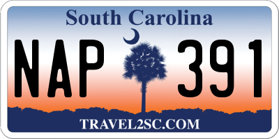 SC license plate NAP391